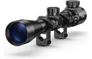 CVLIFE 3-9x40 Rifle Scope, Red & Green Illuminated Optical Riflescope